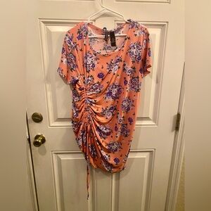 Floral Ruched Dress/Top